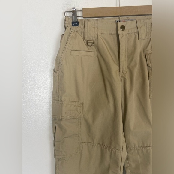5.11 Tactical Women’s Cargo Pants Size 4 Tan Law Enforcement Workwear Straight - Picture 2 of 11